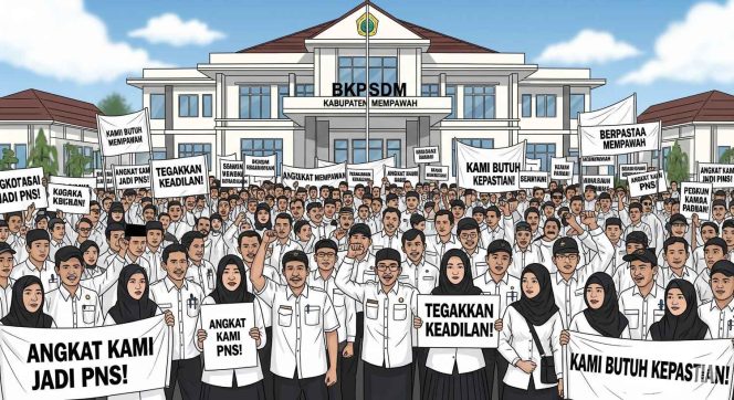 
					Honorer R4 Mempawah Tuntut Kejelasan Usulan Formasi PPPK Paruh Waktu