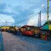 Pemandangan Sore Hari di Jalan Angkasa Pura 2