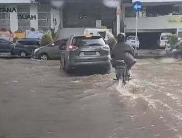 Dok: Arsip foto genangan air yang melanda Kota Pontianak beberapa waktu lalu.
