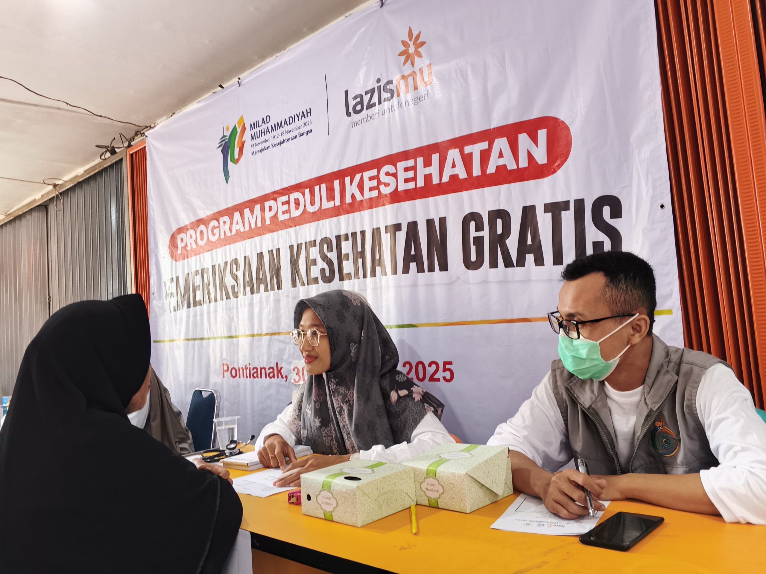 Lazismu Kalimantan Barat Gelar Pemeriksaan Kesehatan Gratis untuk Masyarakat