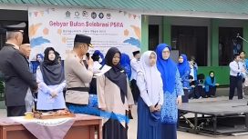 Nayla Zakiyatil Fikriyah, siswi asal Desa Jawa Tengah, Kecamatan Sungai Ambawang, secara resmi dilepas untuk mengikuti Olimpiade Bahasa Arab Tingkat Nasional 2025