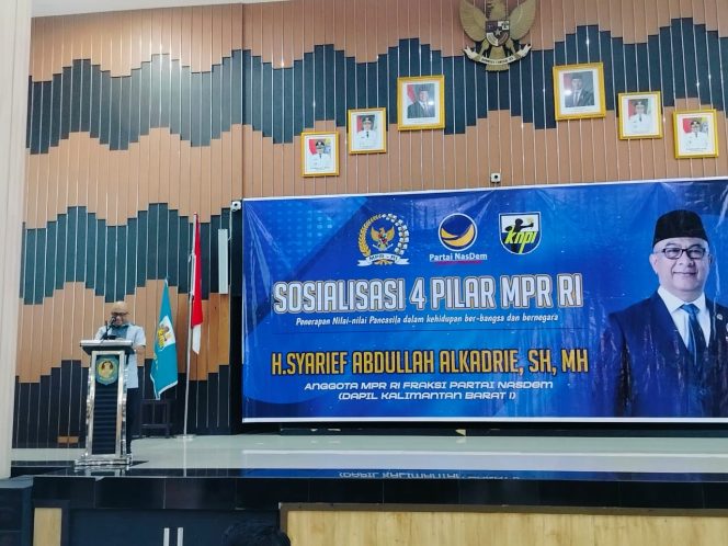 
					Syarief Abdullah Alkadrie Sosialisasikan Empat Pilar Kebangsaan di Kubu Raya