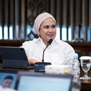 Fenty Noverita selaku Wakil Ketua Umum Bidang Pendidikan dan Kebudayaan Kamar Dagang dan Industri (KADIN) Provinsi Kalimantan Barat