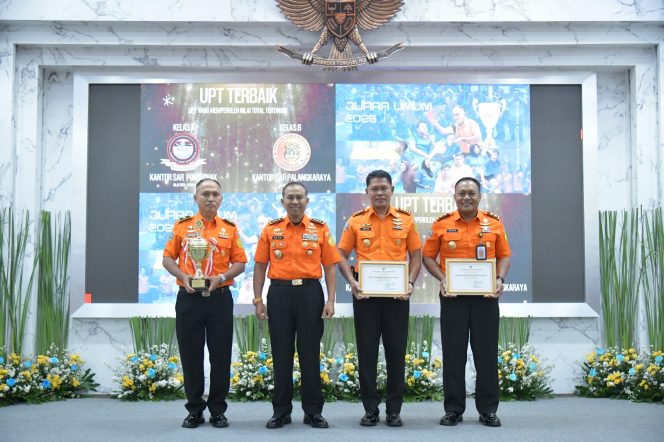 
					Kantor SAR Pontianak Raih Penghargaan UPT Kelas A Terbaik Pertama