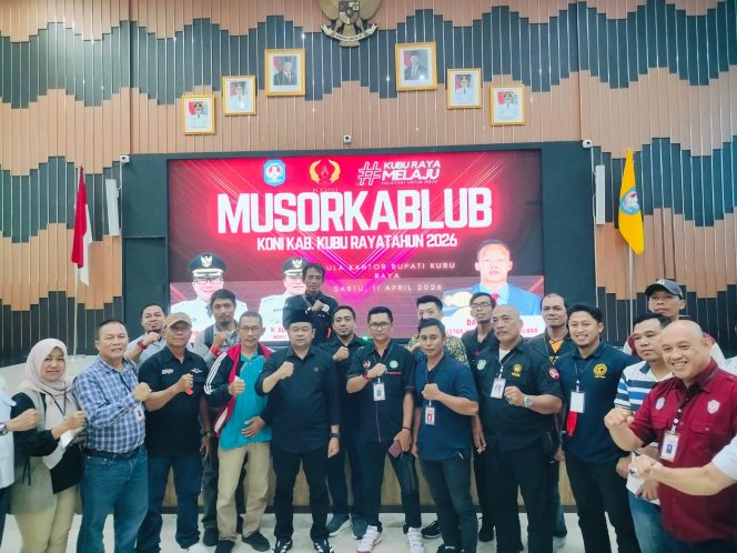 
Musorkab KONI Kubu Raya 2026 Sukses Digelar, Zulkarnaen Terpilih sebagai Ketua Baru