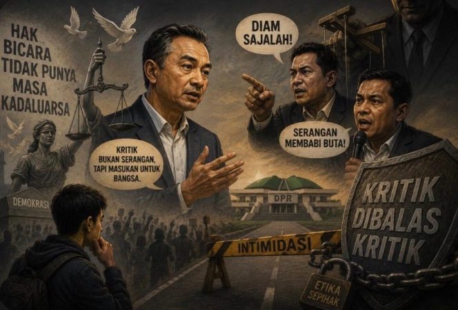 
Kritik Dibalas Kritik: Tiga Bulan yang Terlalu Mahal untuk Demokrasi