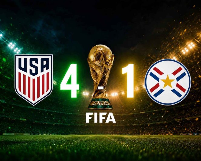 
Amerika Serikat Raih Kemenangan Besar, Bungkam Paraguay 4-1 di Piala Dunia 2026