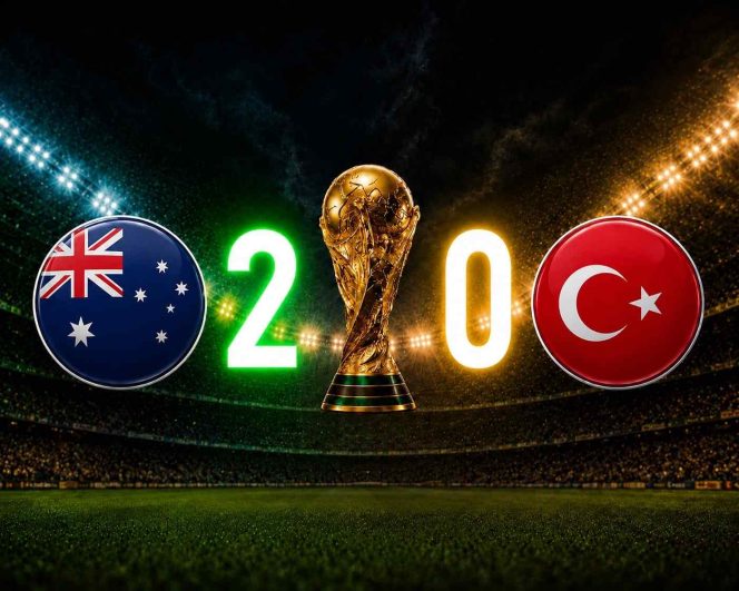
Australia Taklukkan Turki 2-0 di Penyisihan Grup D Piala Dunia 2026