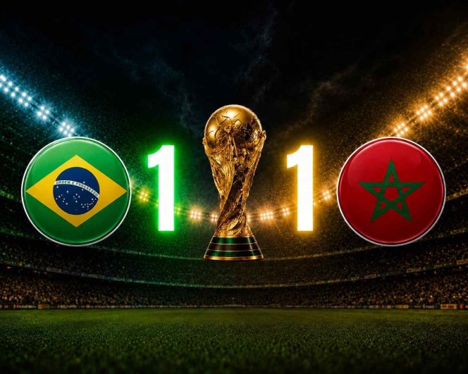 
Brasil Ditahan Imbang Maroko 1-1 di Laga Perdana Grup C Piala Dunia 2026