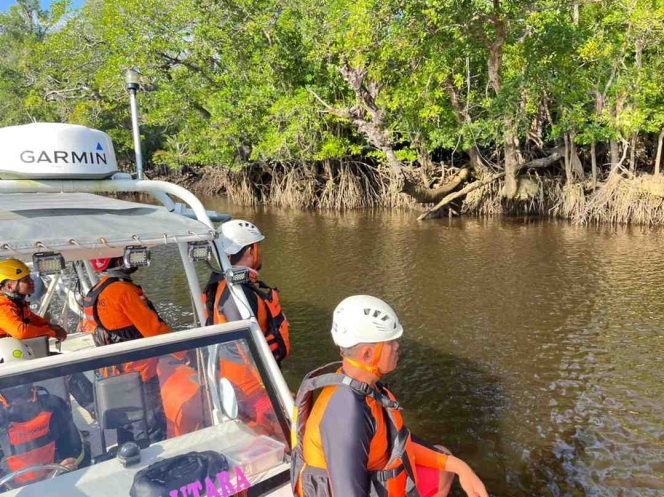 
Tim SAR Gabungan Perluas Pencarian Korban Diterkam Buaya di Sungai Karawang